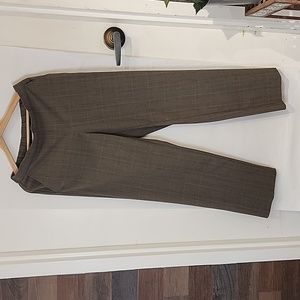 Briggs New‎ York Brown Plaid Pants size 10